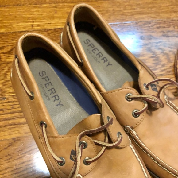 Sperry Top-Sider Tan Boat Shoes - Picture 4 of 5